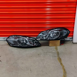 Smoked Headlights with Clear Reflector for Chevrolet Impala 2006-2013