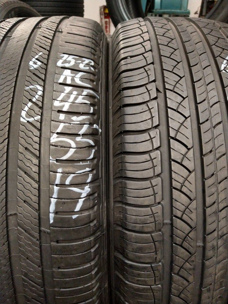 245/55-19 (2 Michelin Tires 80% Tread Life 