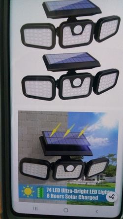 Split solar wall lamp*