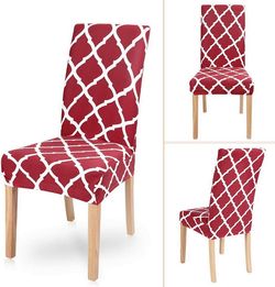 Chair covers set of 2, fit for normal and high back parson chair