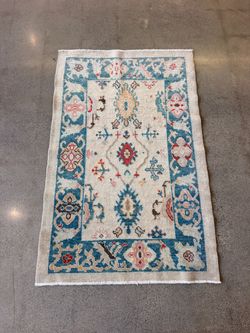 Handmade Turkish Oushak Rug – 2’9” x 4’4”