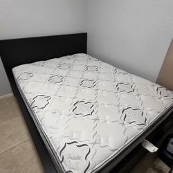 Queen Bed Frame With Mattress And 2 Drawers 