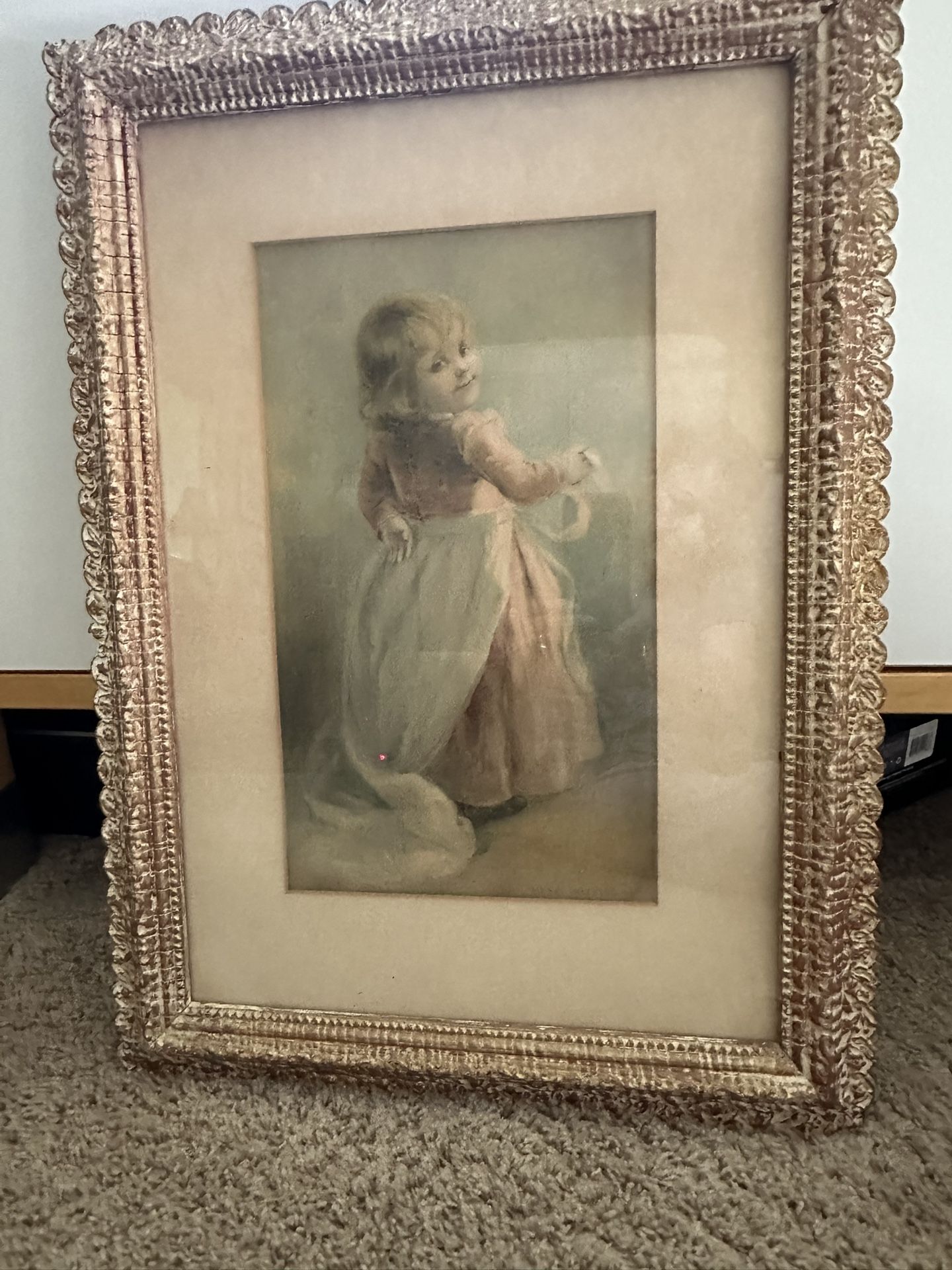Darling Set Of 2 Vintage Pictures