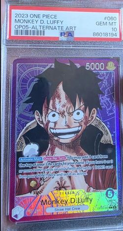 PSA 10 2023 OP05-060 Monkey D. Luffy Alt Art Foil