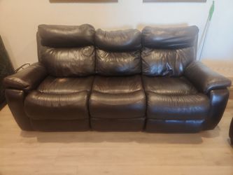 Leather Power Sofa
