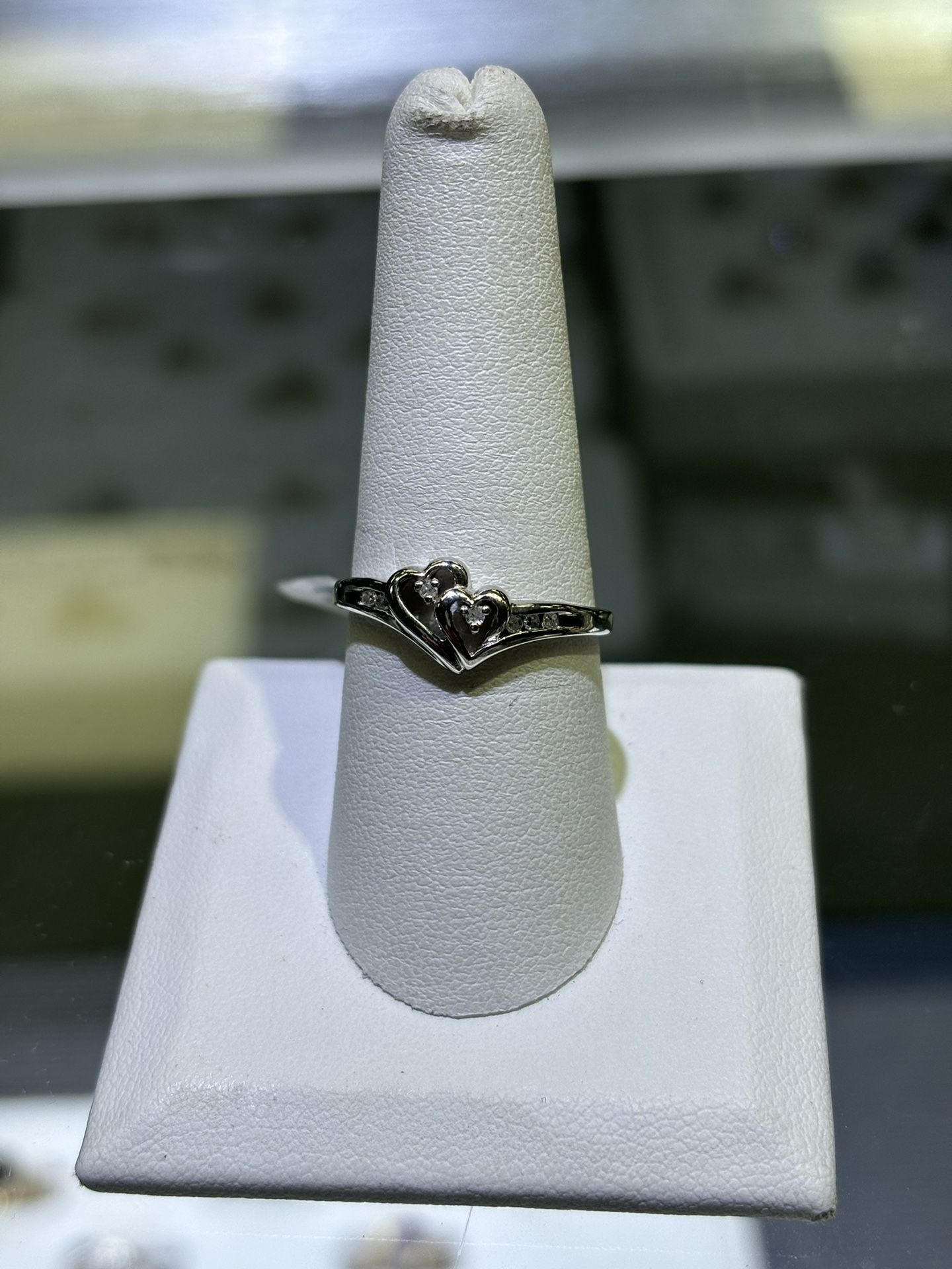 10k 1.6 Gms Diamond Heart Ring