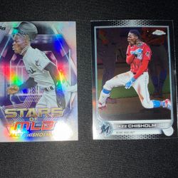 Jazz Chisholm Jr - Miami- 2 Cards!!! Mint