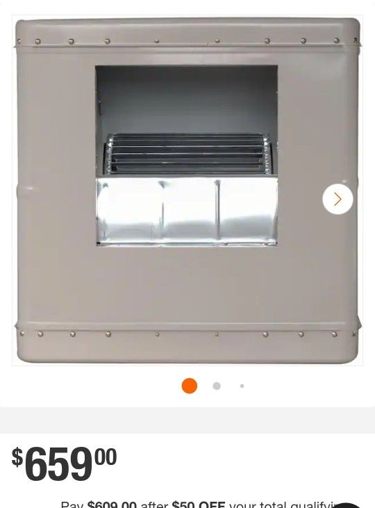 ✨️ Champion Cooler 4600 CFM Side-Draft Wall/Roof Evaporative Cooler for 1700 sq. ft. (Motor Not Included)W9932