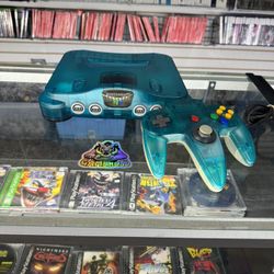 Nintendo 64 Ice blue With Expansion Pack $225 Gamehogs 11am-7pm