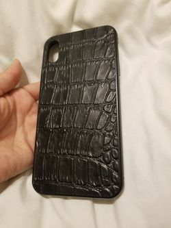 iPhone Xs Max BLACK iPhone Alligator skin