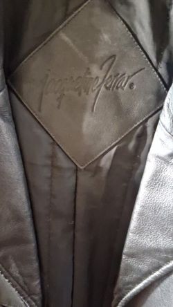 Leather Trench Coat Jacket