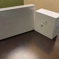 Ultra 2 Titanium Case/Orange Ocean Band/Air Pods Pro 2cd Gen