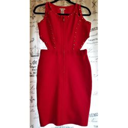 Red Bodycon Bandage Dress