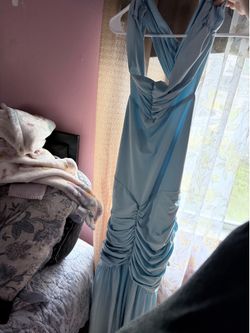 Pregnancy dress blue