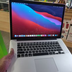 Macbook Pro 15" Retina Late 2013 Intel Core i7 2.3Ghz, 8gb Ram, 256gb SSD, macOS Big Sur, Microsoft Office Package. 
Please note that the Anti-glare c