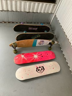 Skateboards price is for all 5 together!