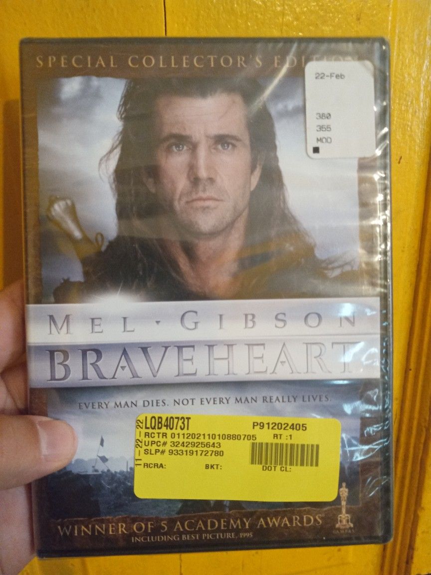 Braveheart Special Collector's Edition DVD, Brand New