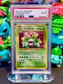 Venusaur Japanese CD Promo PSA 8