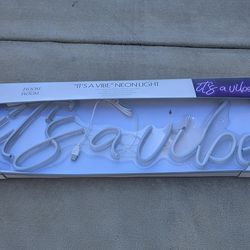 Its a vibe neon light