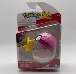 Pokemon Clip 'N' Go Pikachu Love Ball
