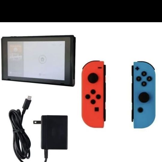 Nintendo Switch Console With Headset & Complete Ring Fit Package 