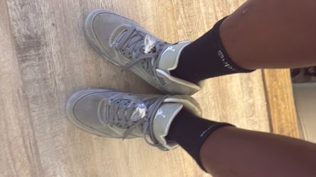 Jordan grey Wolf 5s