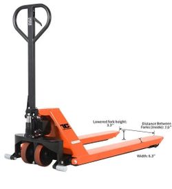 Scissor Lift Pallet Jack – 2,200 lb Capacity, 31.5 in. Lift Height, 45 × 21 in. Forks, T-1014