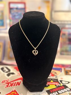 10k 20” Rope Chain + 14k “J” Pendant