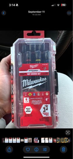 Nut driver set 6pc Milwaukee