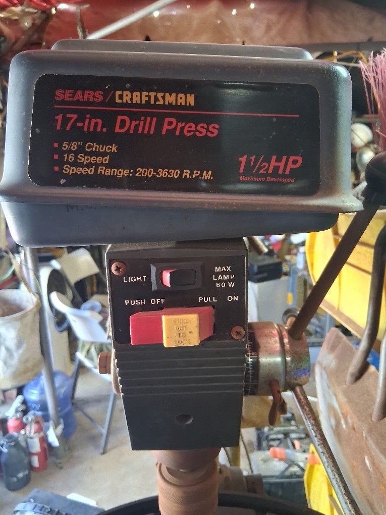 Sears CRAFTSMAN DRILL PRESS 17in