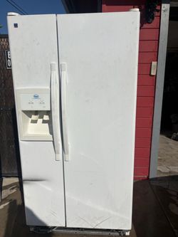 Roper Side-by-Side Refrigerator with Ice Dispenser