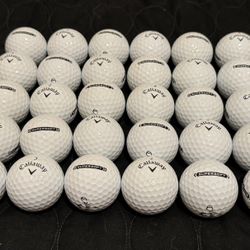 30 Callaway SUPERSOFT Used White Golf Balls 4A Condition (AAAA) Grade