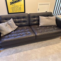 IKEA Leather Couch - Great Condition! 