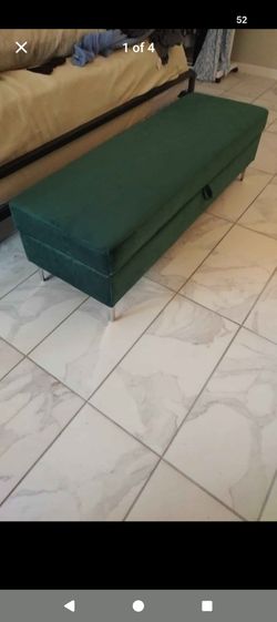 Storage bench ottoman