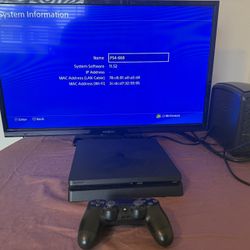 PS4 Slim 1TB 11.52 With Controller