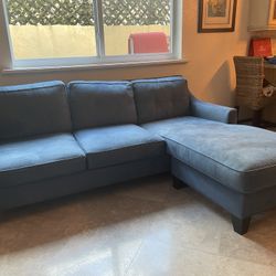 Blue Sectional Sofa