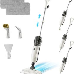 Steam Mop Floor Cleaner with Handheld Steamer for Tile Hardwood Laminate