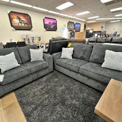 New 2pc Sofa Love Seat Living Room Set $25 Down