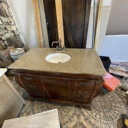 Singular 47  Inch Bathroom Vanity Sink 