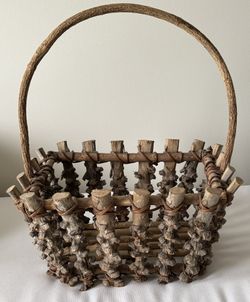 15” Farmhouse  Adirondack Twig Basket
