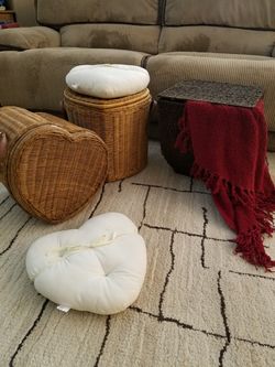 Wicker storage Baskets