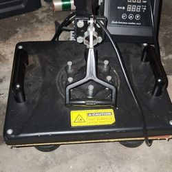 Heat Press Cricket And Printer