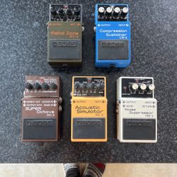 5 BOSS pedals for Sale