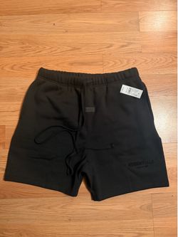 Essential shorts size large bnwt all black
