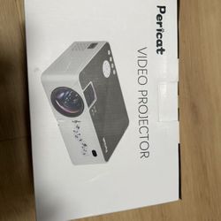 Pericat Video Projector | Compact Home Cinema | Easy Setup | Complete Set