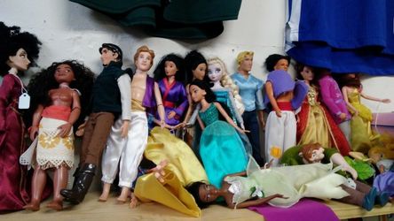 Disney dolls all for $60 or $5 each