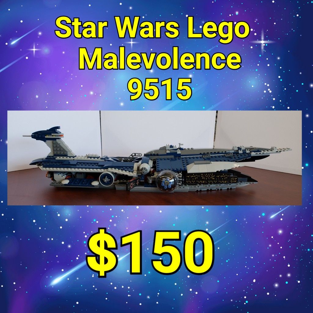 Vintage Star Wars LEGO 9515 Malevolence: njft collectibles