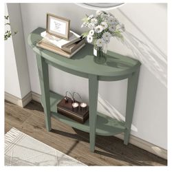 Sage Green Console Table