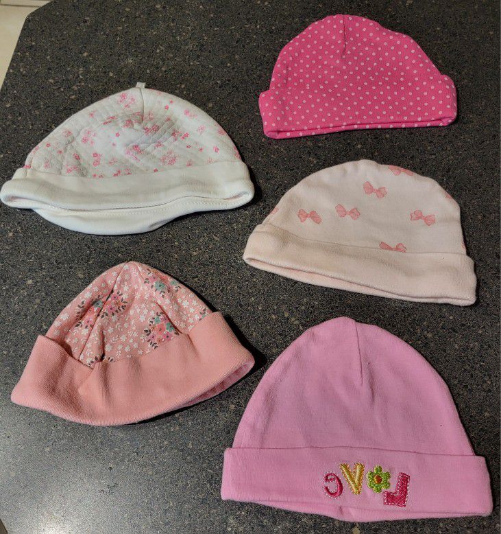 Baby Girl Newborn - 6mths Hats