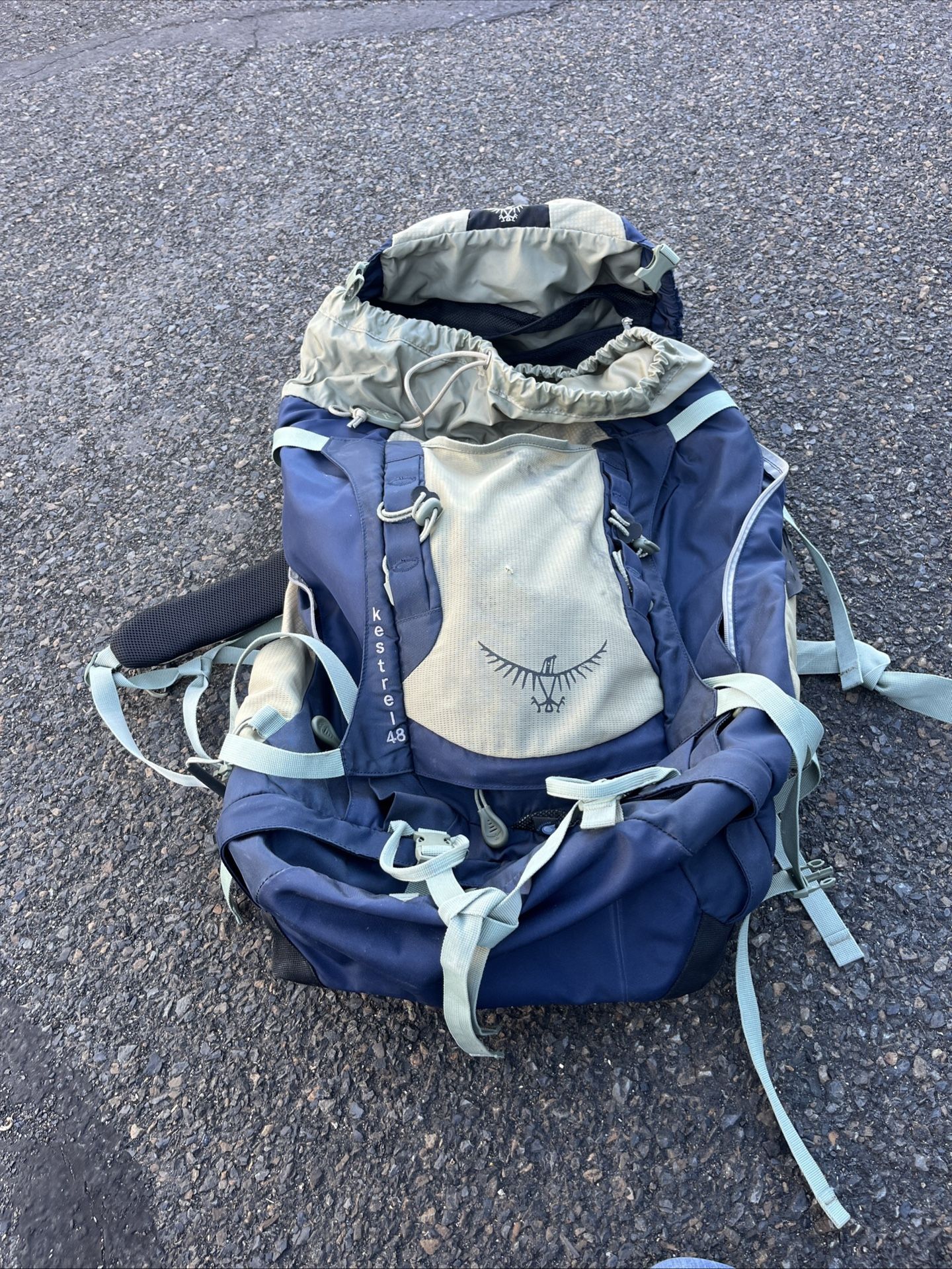 Osprey Backpack/Nylon/Grn/Kestrel28 - Preowned